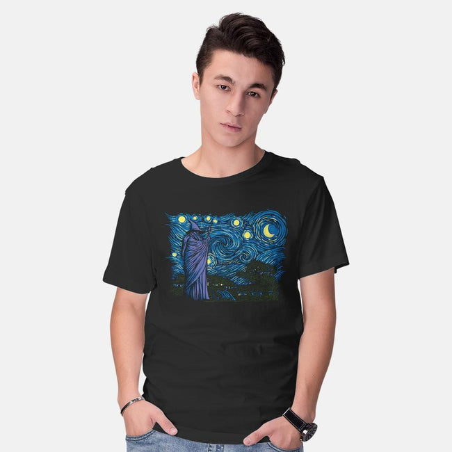 Starry Hobbiton-mens basic tee-ddjvigo