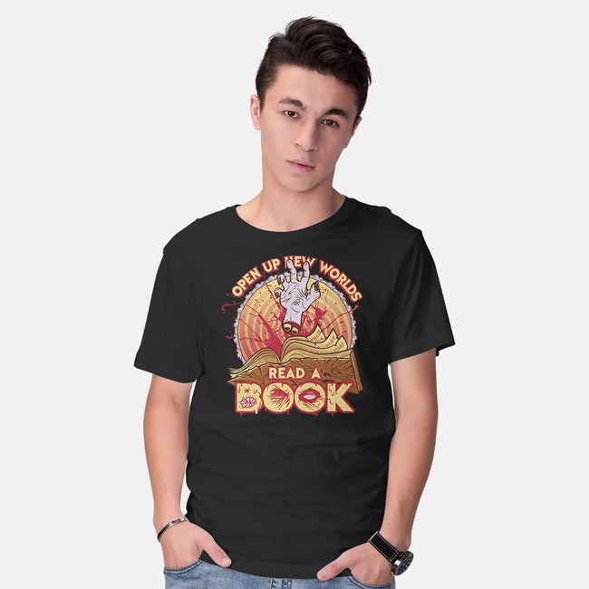 Read a Damned Book-mens basic tee-kgullholmen