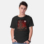 Horror Crossroads-mens basic tee-saqman