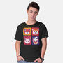 Fantastic Fox Friends-mens basic tee-Miranda Dressler