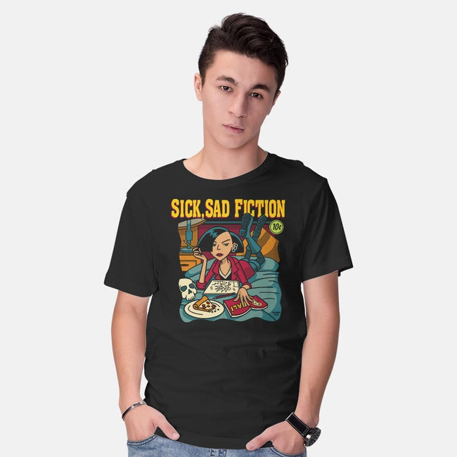 Sick Sad Fiction-mens basic tee-DonovanAlex