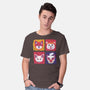 Fantastic Fox Friends-mens basic tee-Miranda Dressler