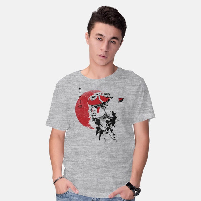 Red Sun Princess-mens basic tee-ddjvigo