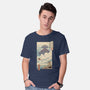 Sky Castle Ukiyo-E-mens basic tee-vp021