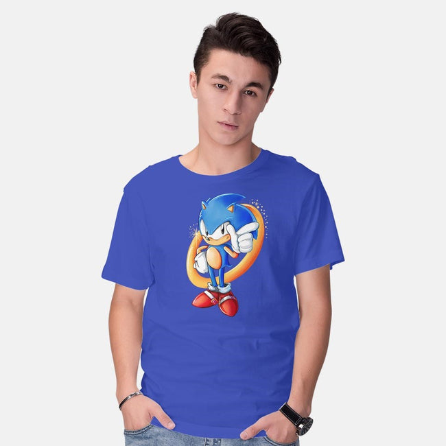 Sonic Sass-mens basic tee-amorias