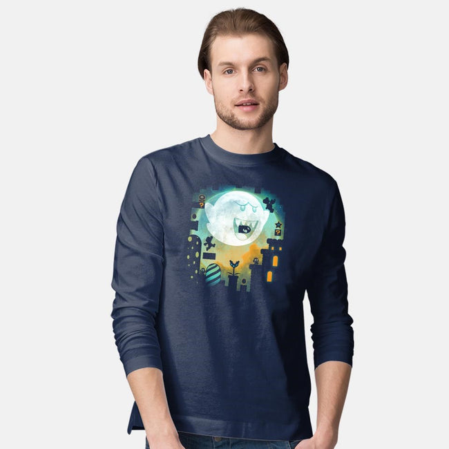 Boo Moon-mens long sleeved tee-ManuelDA