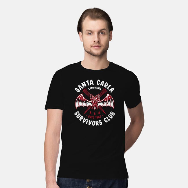 Santa Carla Survivors Club-mens premium tee-Nemons