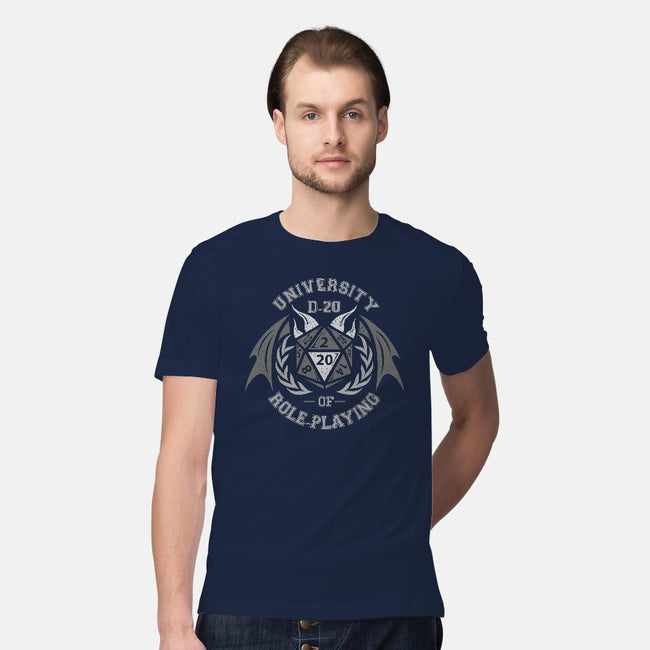 University of Role-Playing-mens premium tee-jrberger