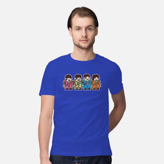 Mitesized Beatles-mens premium tee-Nemons