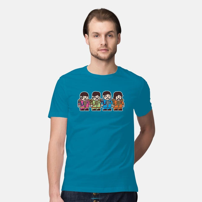 Mitesized Beatles-mens premium tee-Nemons